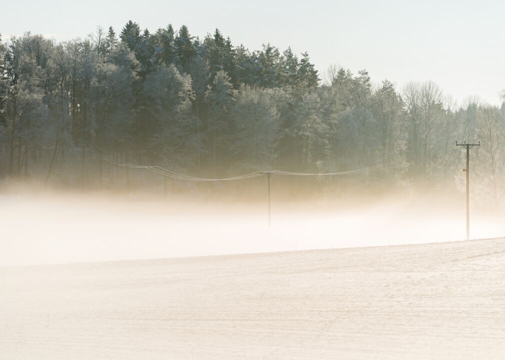 Ice fog